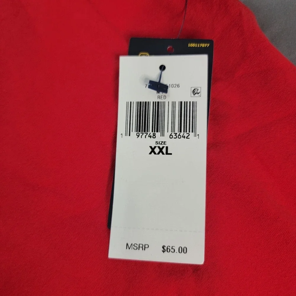 New Polo Ralph Lauren T-Shirt Men's 2XL Short Sleeve Red Big Pony Spellout NWT